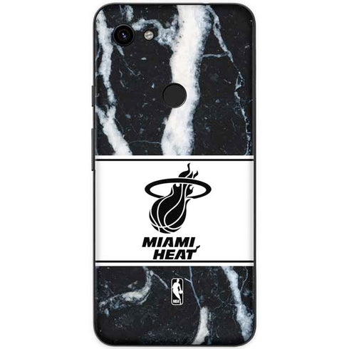 NBA Miami Heat Marble Google Pixel 3a XL Skin
